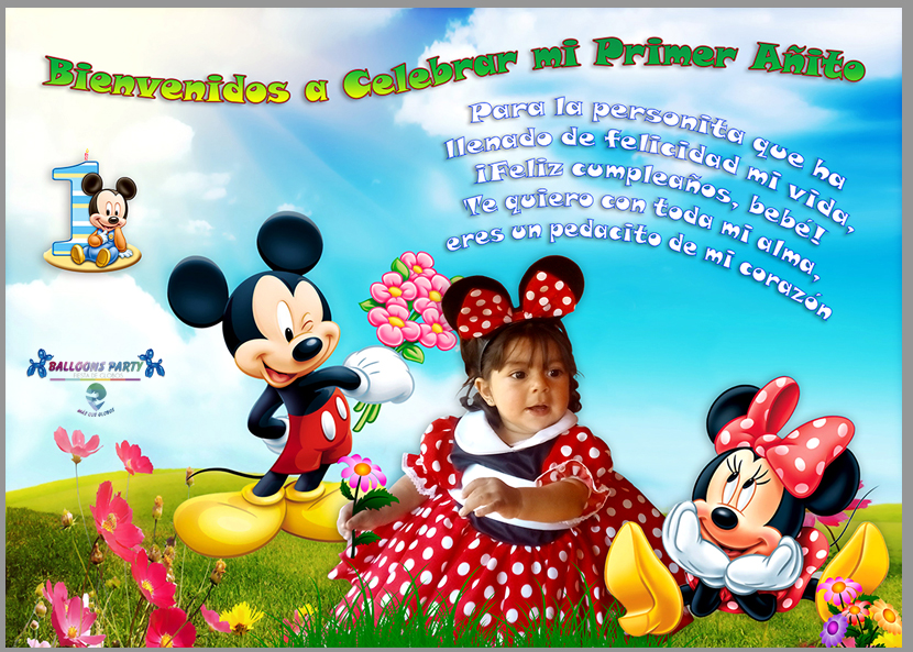 Invitacion de Minnie